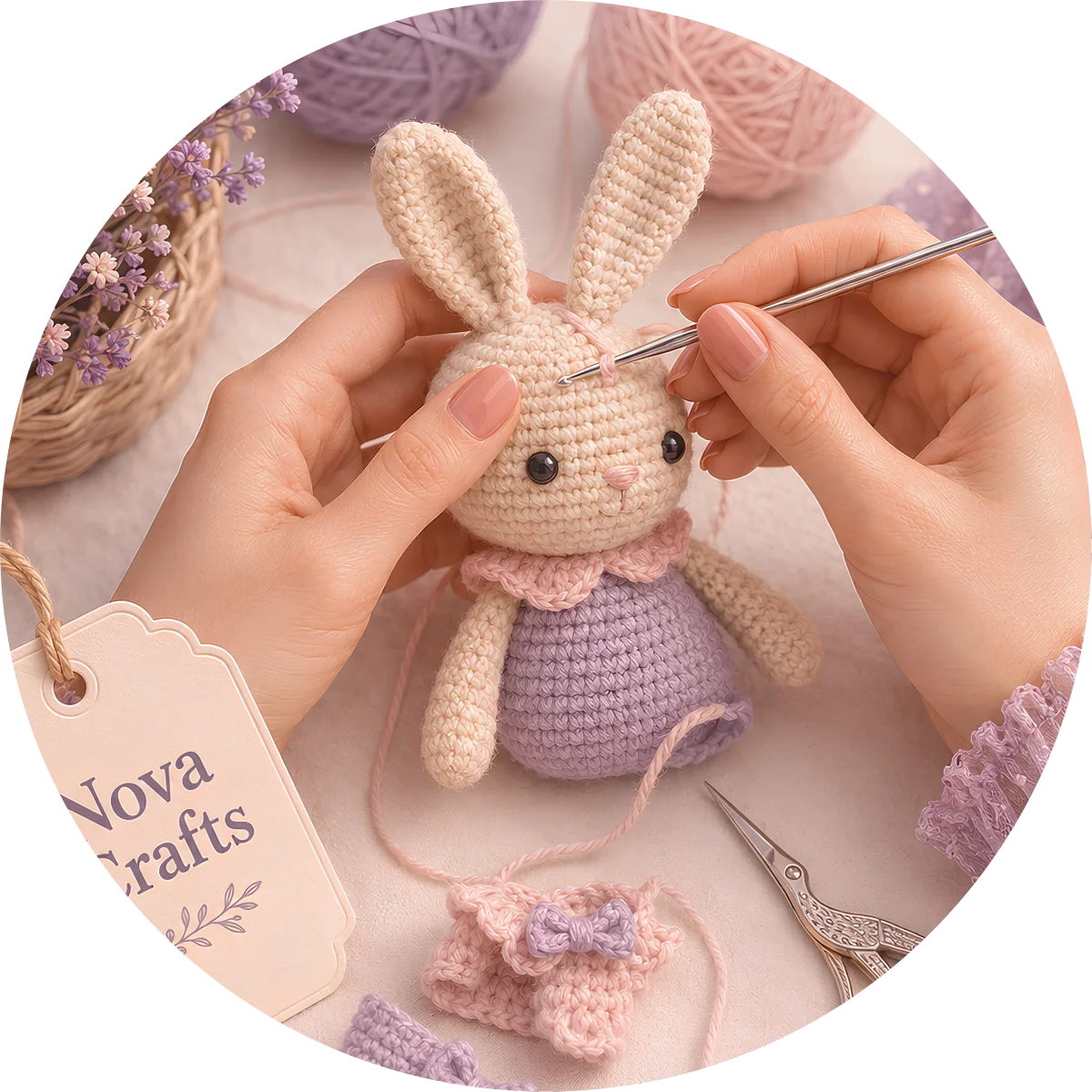 Hazırlanmakta olan amigurumi siparişi